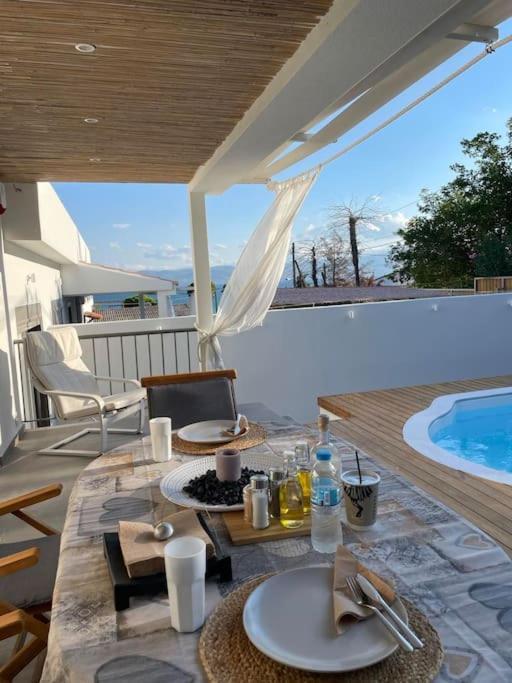 Μοντέρνα Εξοχική Μονοκατοικία Με Ιδιωτική Πισίνα! Khalkoutsion 外观 照片